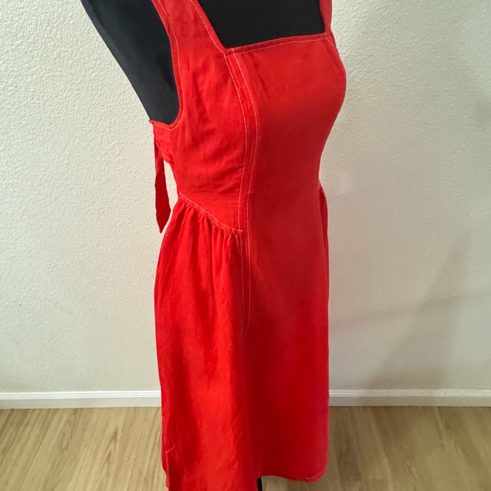 ILLA ILLA Vibrant Red Midi Dress - Picture 5 of 9